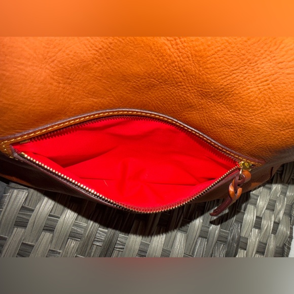 Dooney & Bourke Florentine Leather Medium Zip Hobo Shoulder Bag - Picture 14 of 16